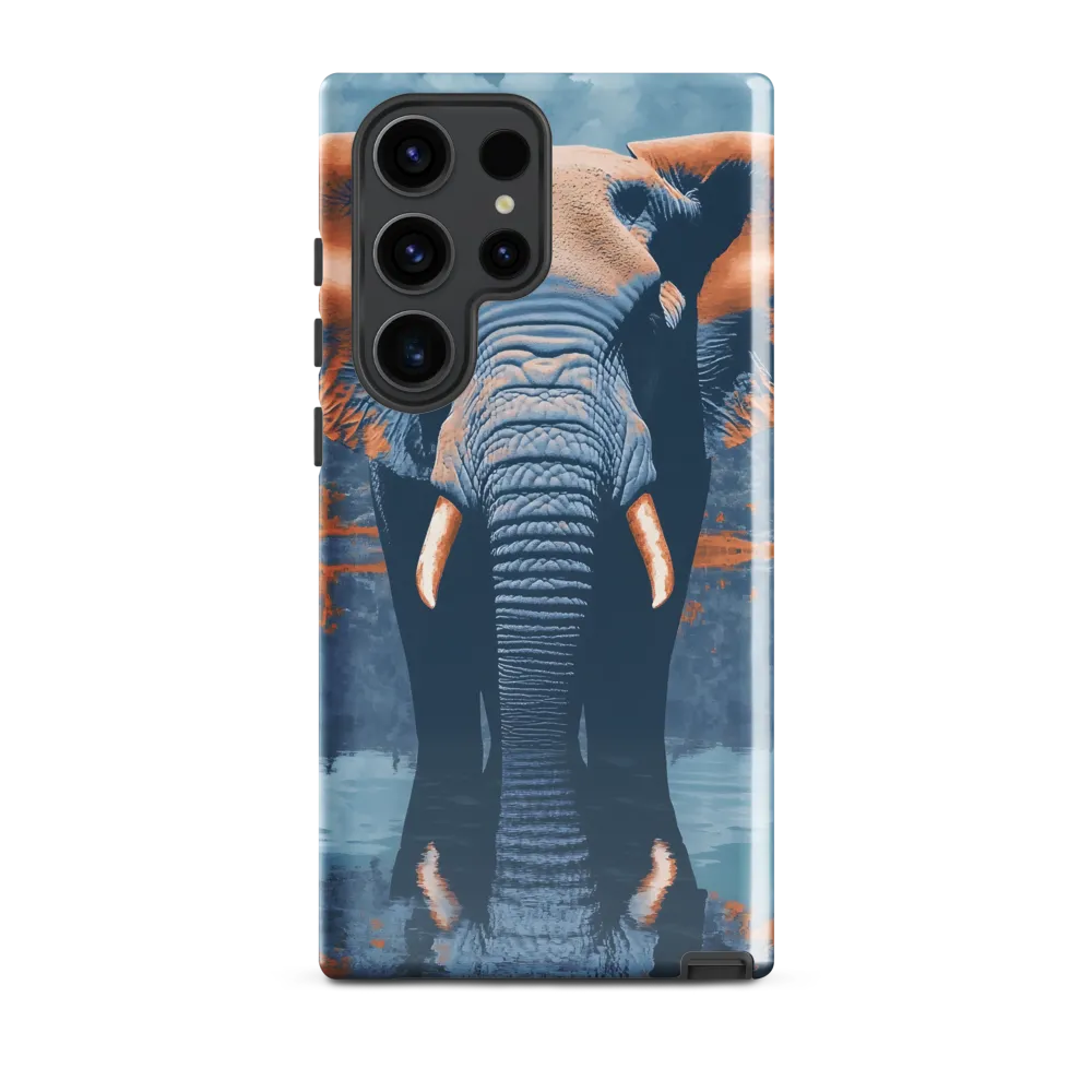 Majestic Reflection: The Elephant's Serenade
