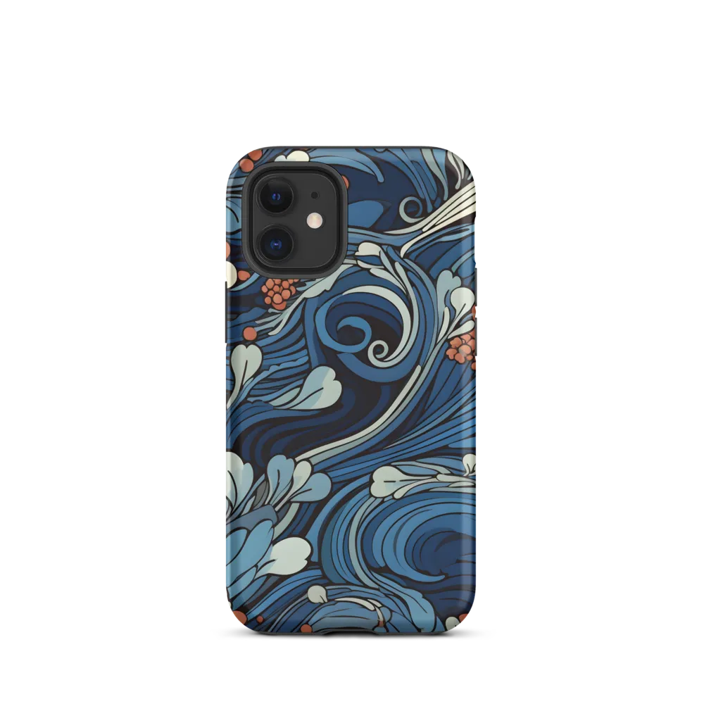 Nature's Elegance: An Oceanic Tapestry | Phone Case |  12 mini | Tough Case | Matte