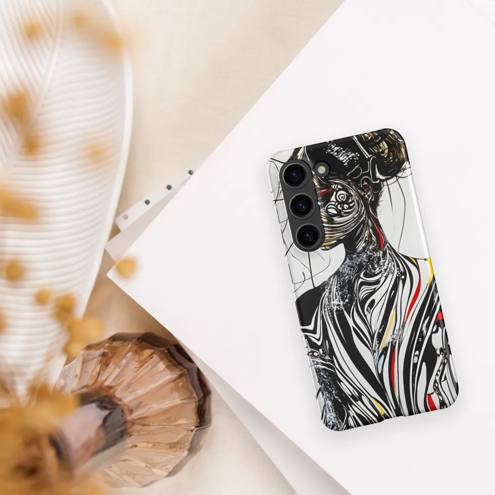 Whispers of the Abstract | Phone Case |  S23 | Snap Case | Matte