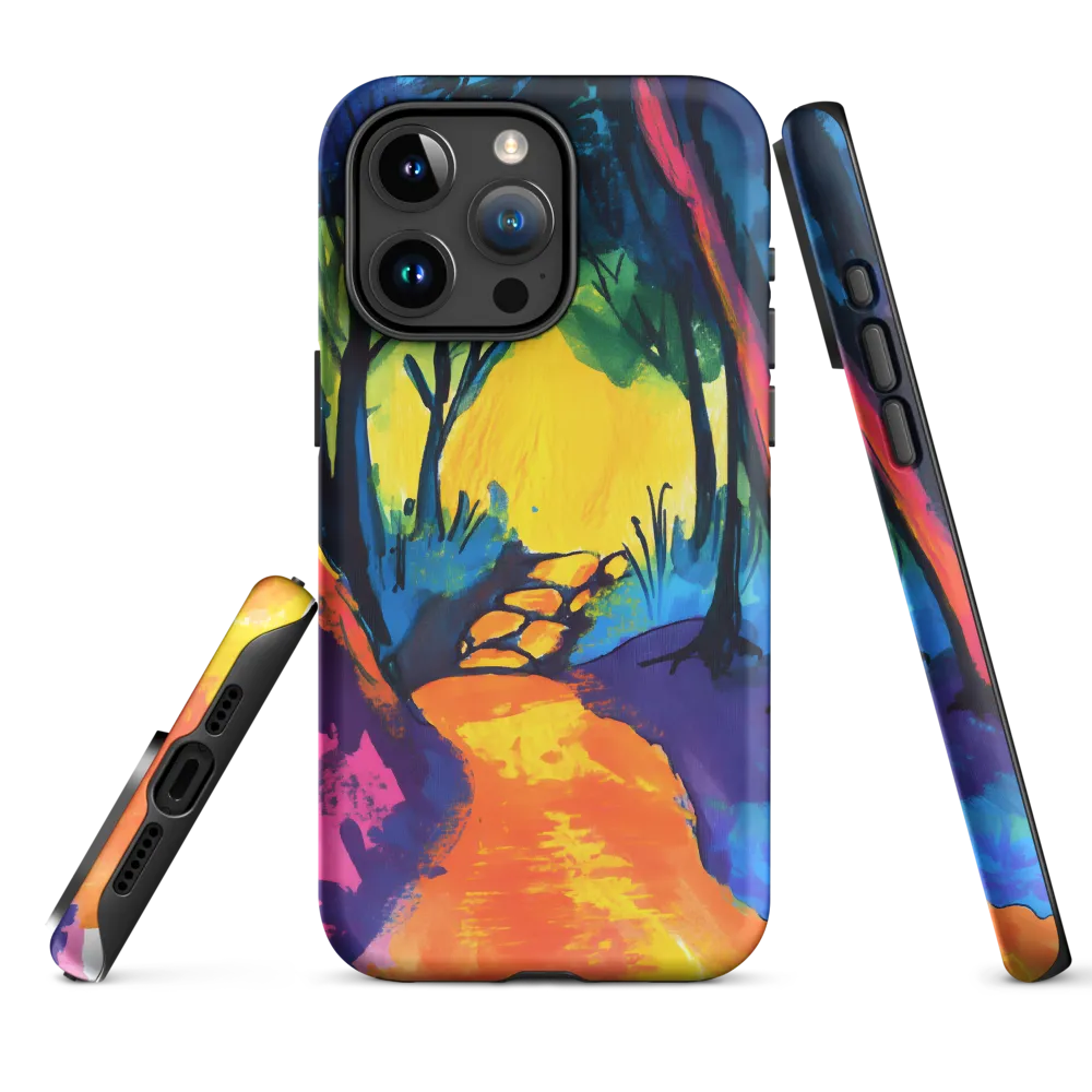Path Through a Vibrant Forest