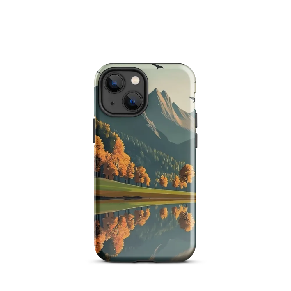 Reflections of Autumn | Phone Case |  13 mini | Tough Case | Glossy