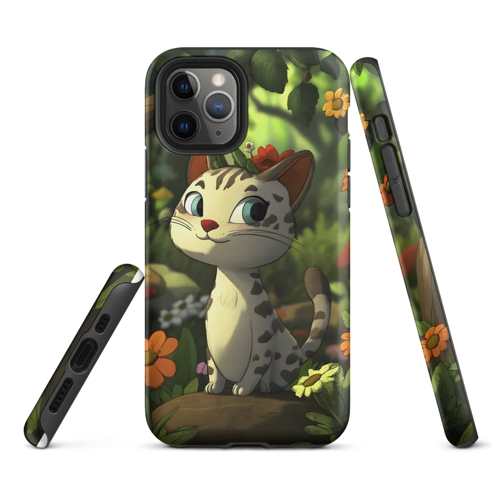 Whimsical Forest Cat