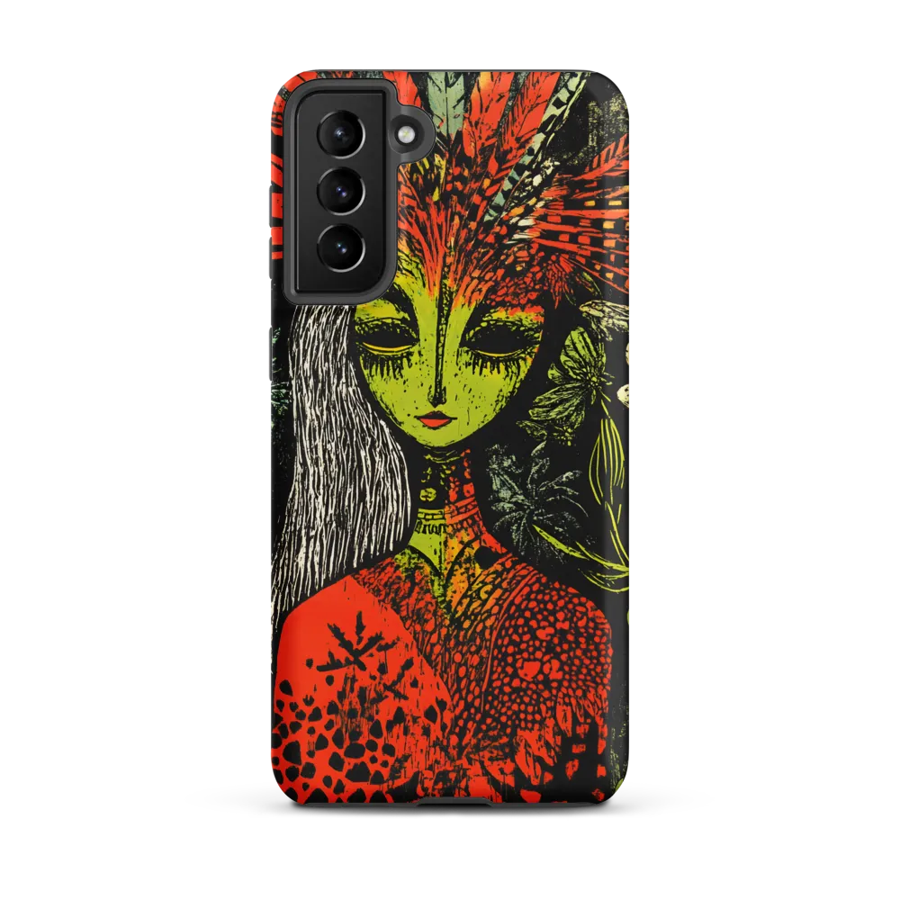 Mystical Flora: A Surreal Portrait
