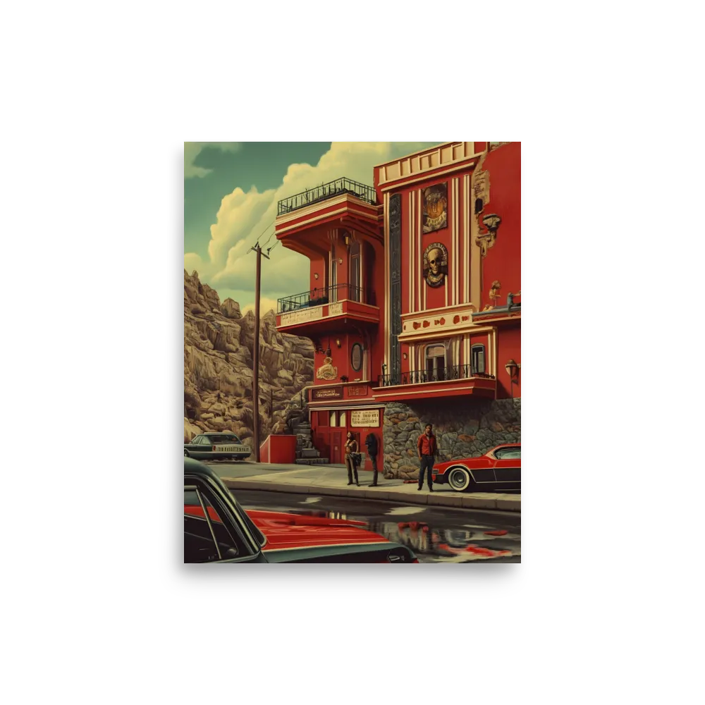 Retro Urban Dreamscape | Poster | 8″×10″