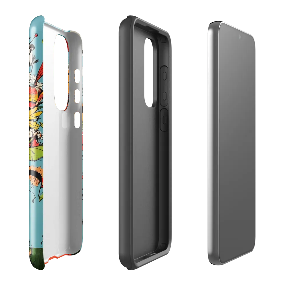 Whimsical Bloom | Phone Case |  S23 Plus | Tough Case | Glossy