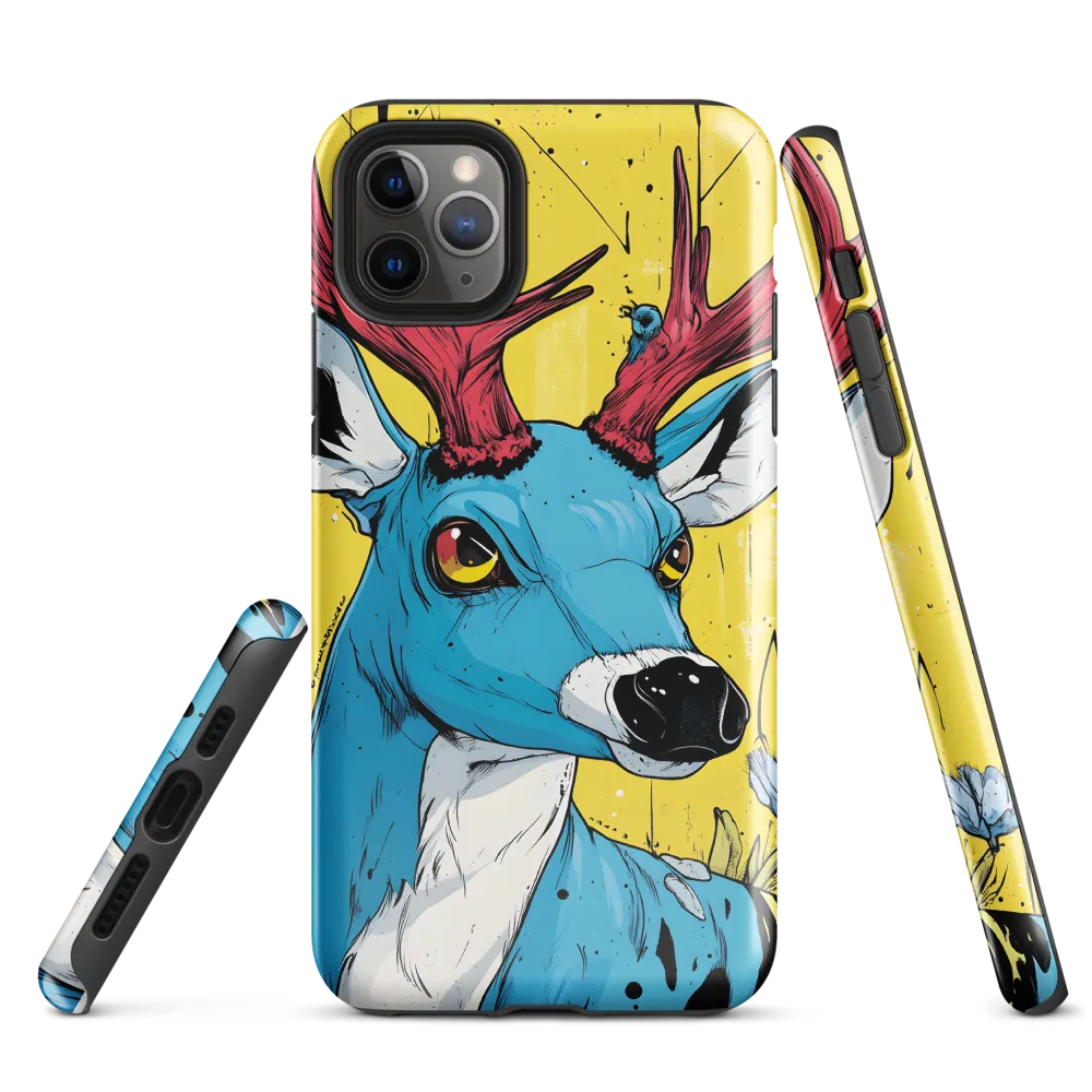 Vivid Antlers: A Modern Take on Nature | Phone Case |  11 Pro Max | Tough Case | Glossy