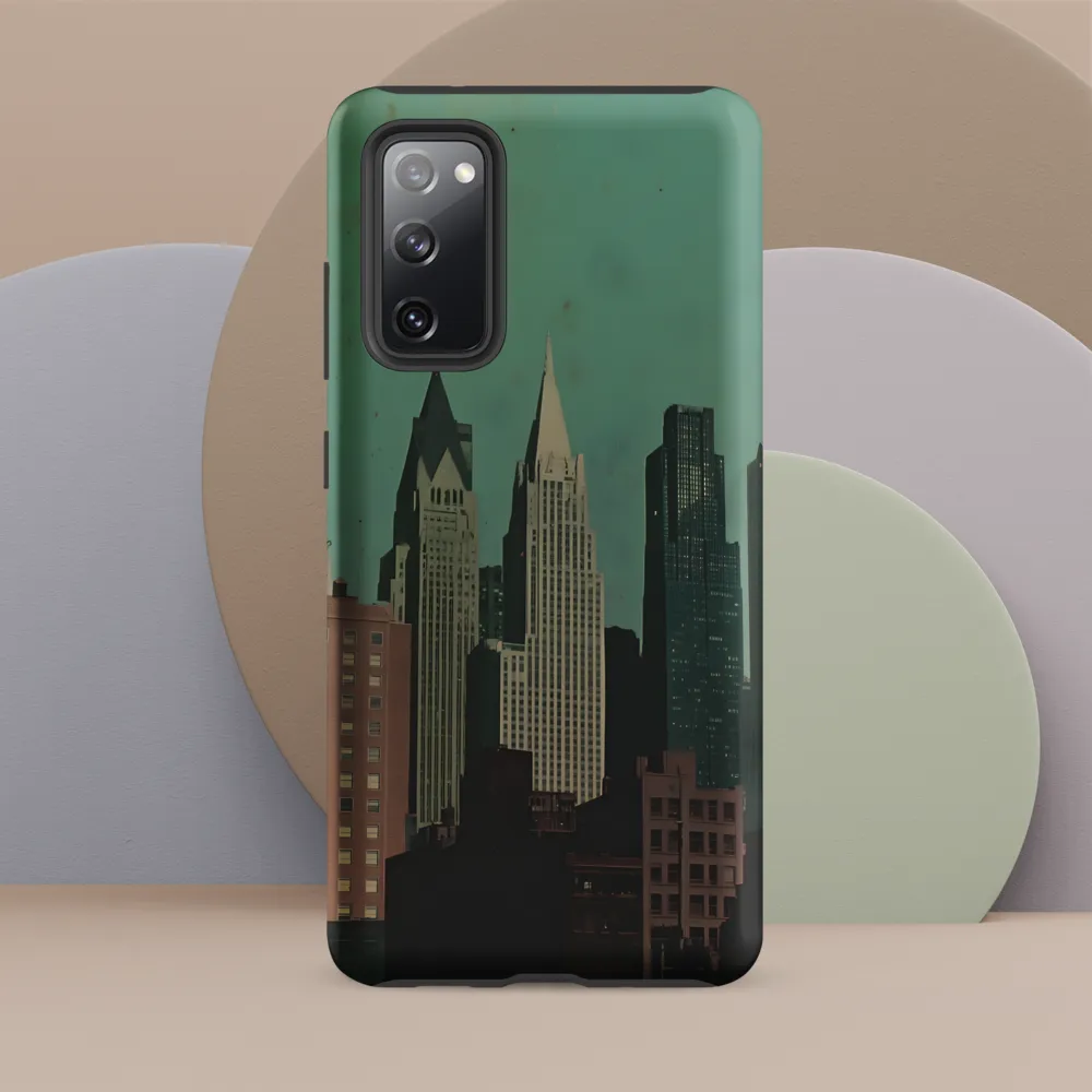 Urban Nostalgia: A Retro Cityscape
