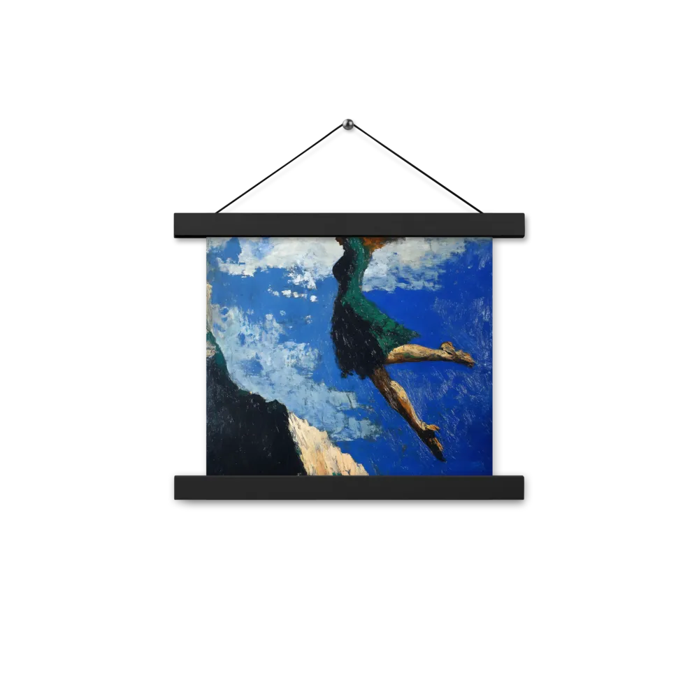 Boundless Ascent | Poster With Black Wood Hanger | 10″×10″