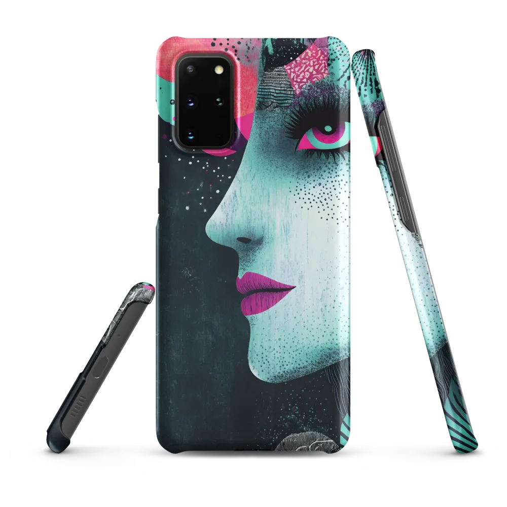 Mystical Beauty in Blue and Pink | Phone Case |  S20 Plus | Snap Case | Matte