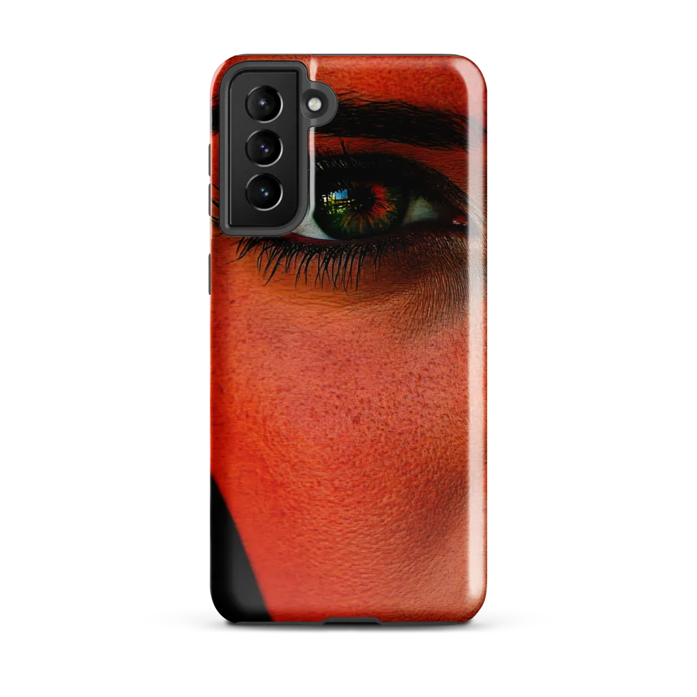Gaze of Intensity | Phone Case |  S21 Plus | Tough Case | Glossy