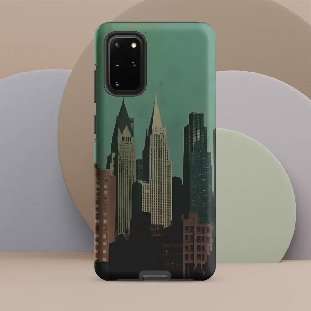 Urban Nostalgia: A Retro Cityscape | Phone Case |  S20 Plus | Tough Case | Matte
