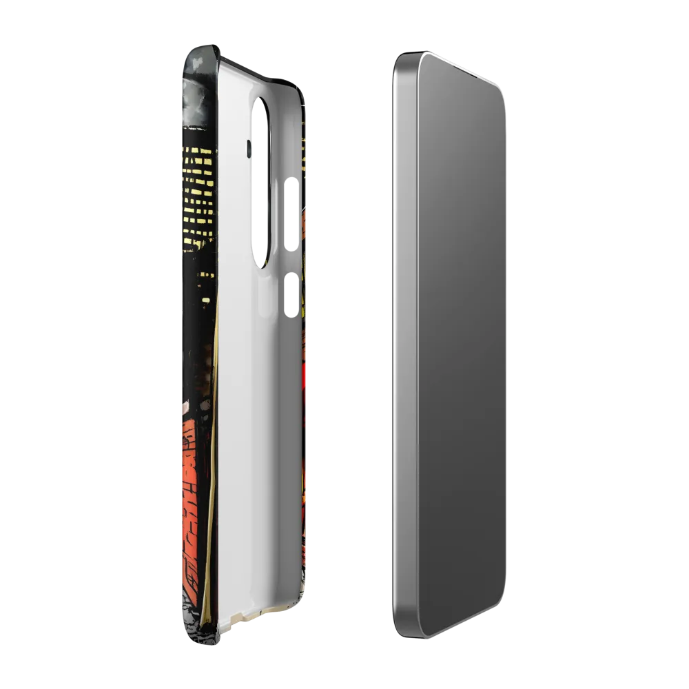 Nocturnal Cityscape: The Hidden Alley | Phone Case |  S24 Plus | Snap Case | Matte