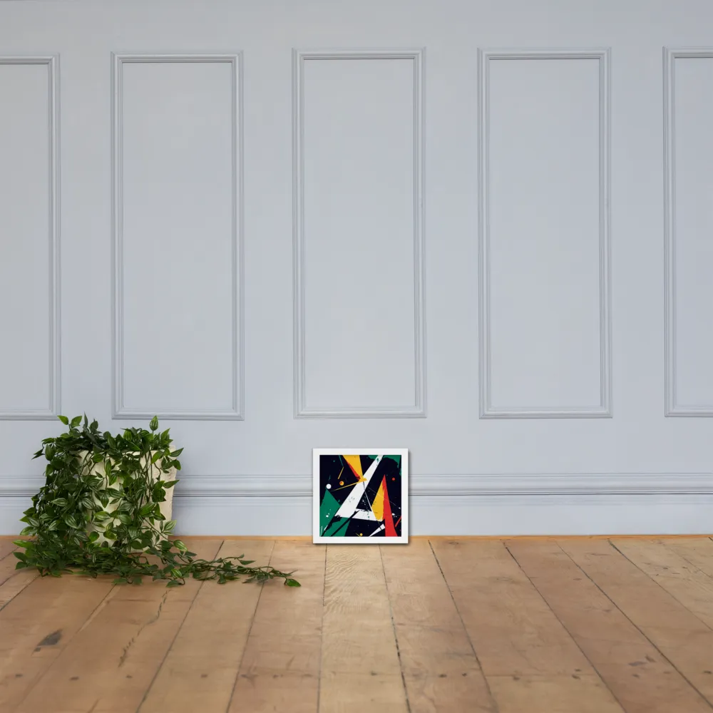Dynamic Geometries | Poster with White Frame | 10″×10″
