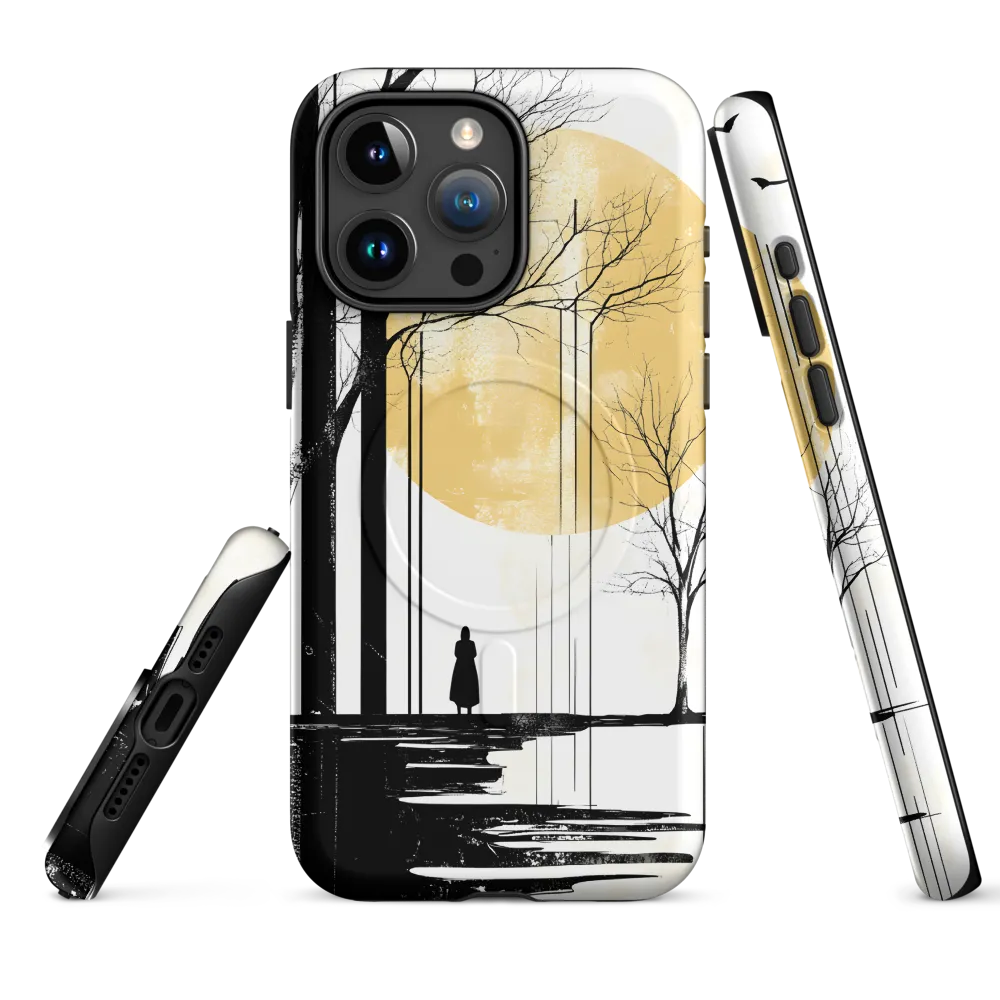 Solitude Under the Yellow Sun | Phone Case |  15 Pro Max | MagSafe® Tough Case | Matte