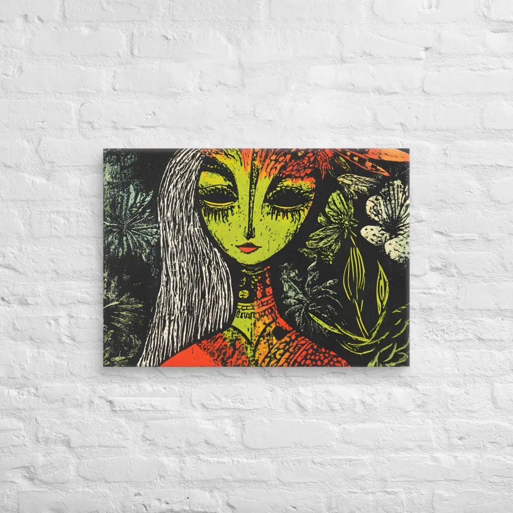 Mystical Flora: A Surreal Portrait