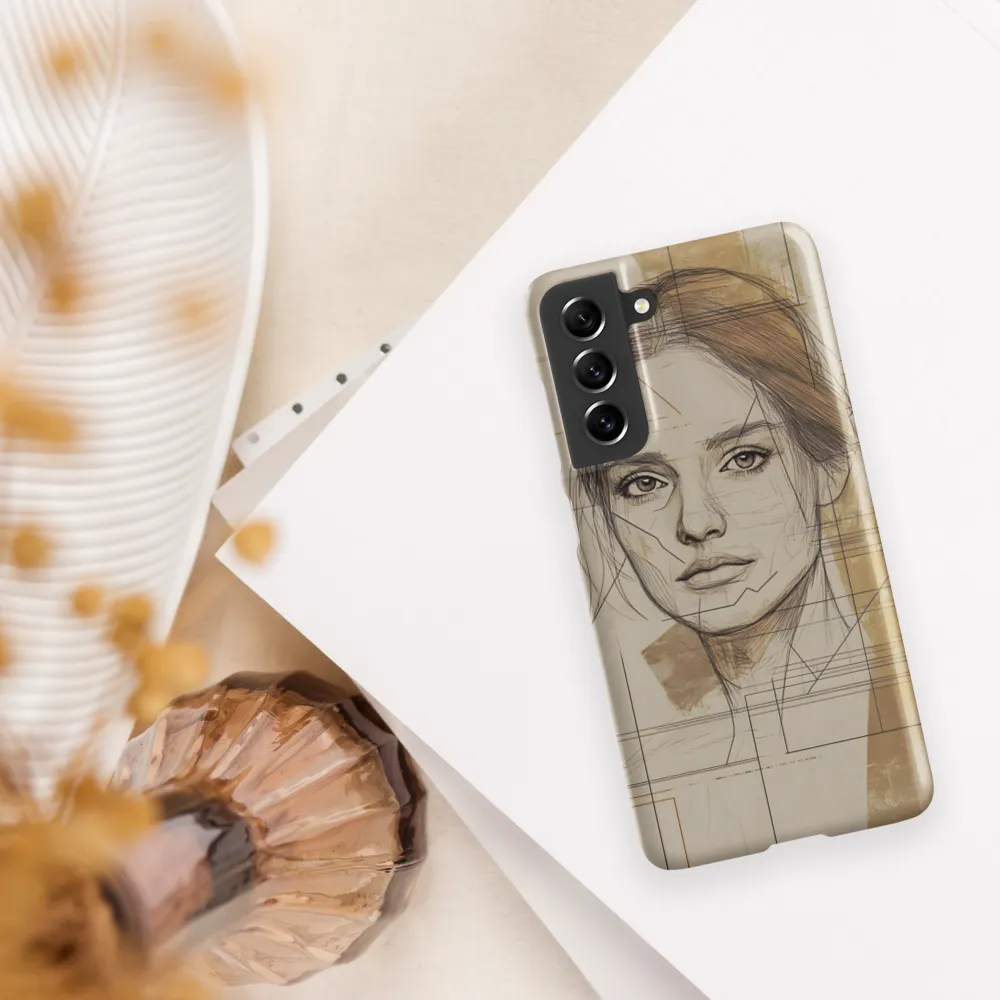 Geometric Elegance: A Modern Portrait