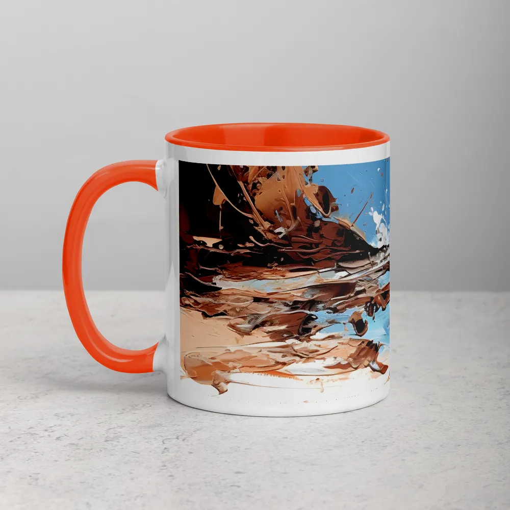 Abstract Seascape Oil Painting | Mug