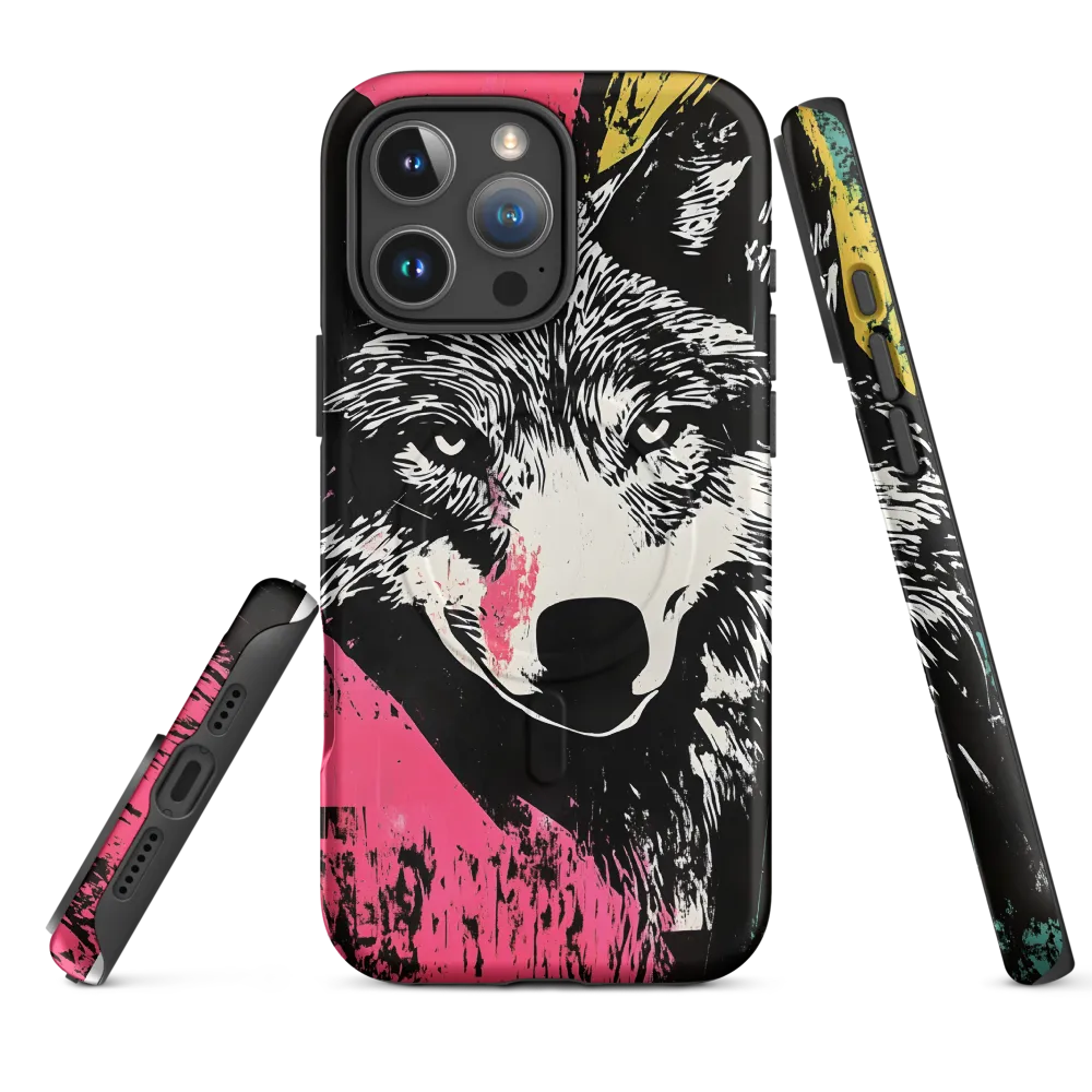 Intense Gaze of the Wolf
