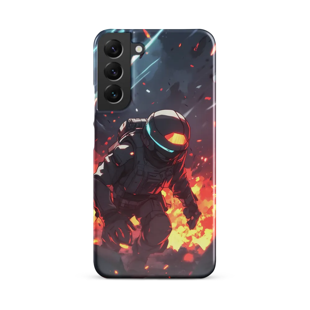 Astronaut Amidst Chaos