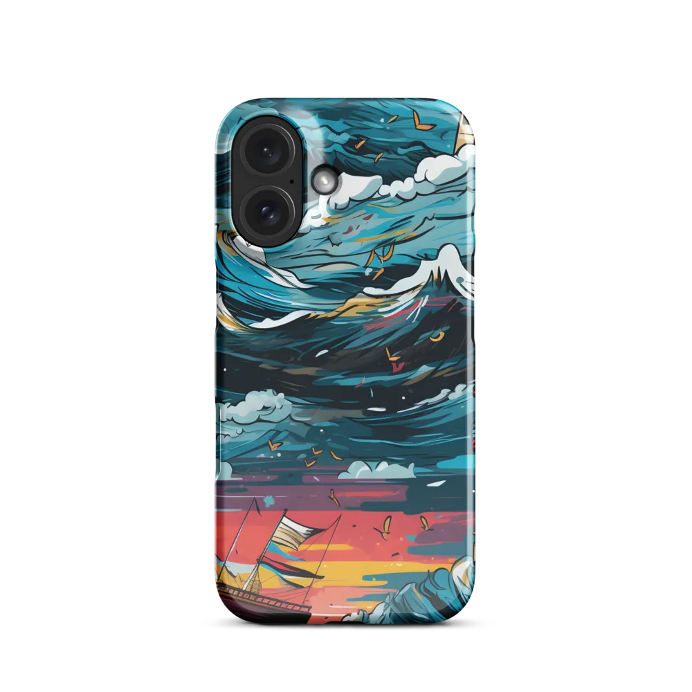 Turbulent Seas: A Lighthouse Adventure | Phone Case |  16 | Snap Case | Glossy