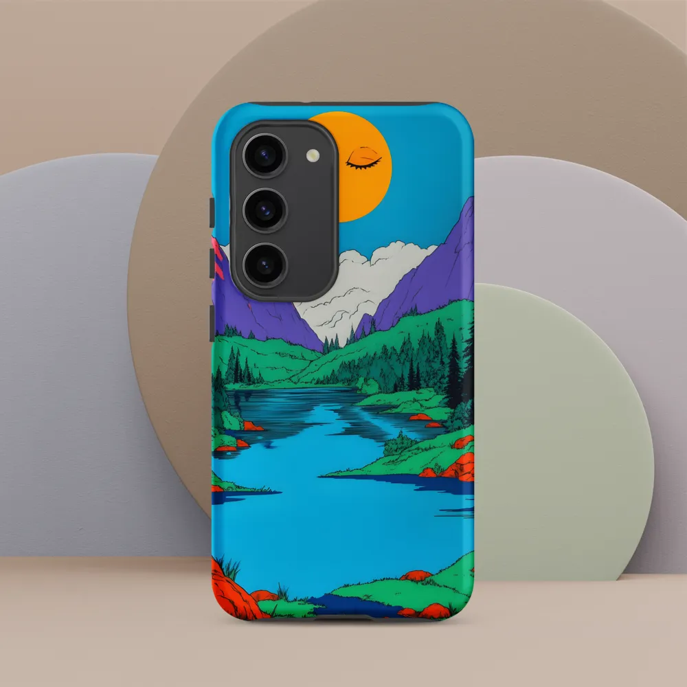 Whimsical Serenity in Vibrant Colors