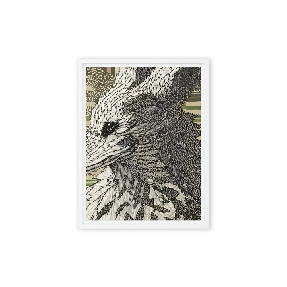 Reflections of the Forest | Canvas with White Frame | 9″×12″