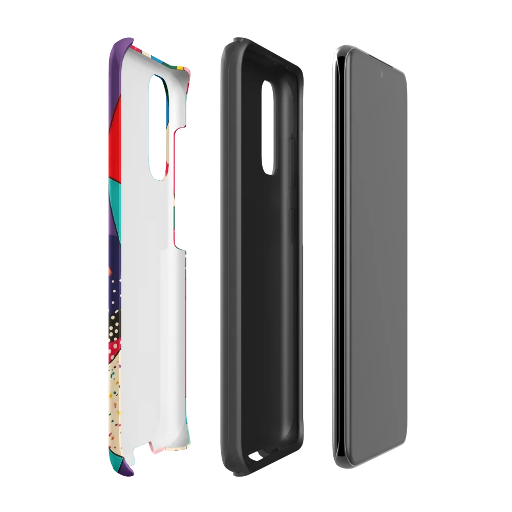 Playful Geometry in Color | Phone Case |  S20 | Tough Case | Matte