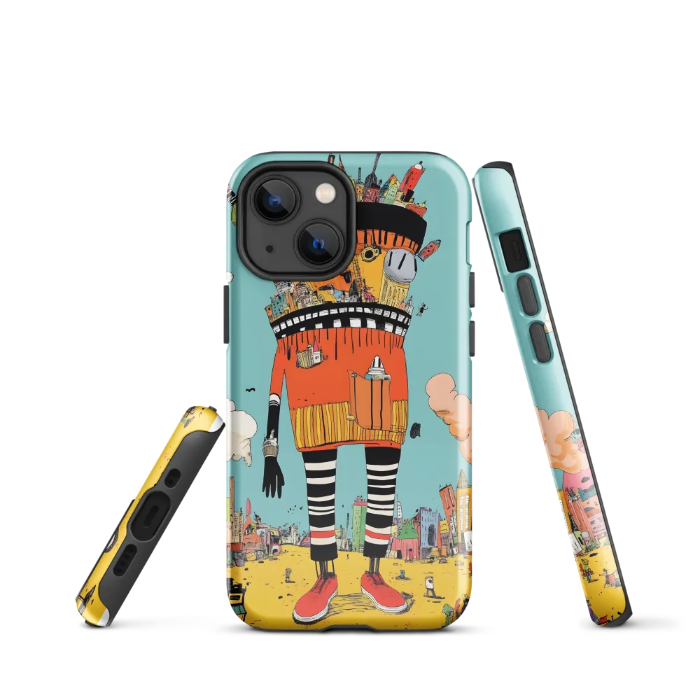 Urban Fantasia: A Whimsical Encounter | Phone Case |  13 mini | Tough Case | Glossy