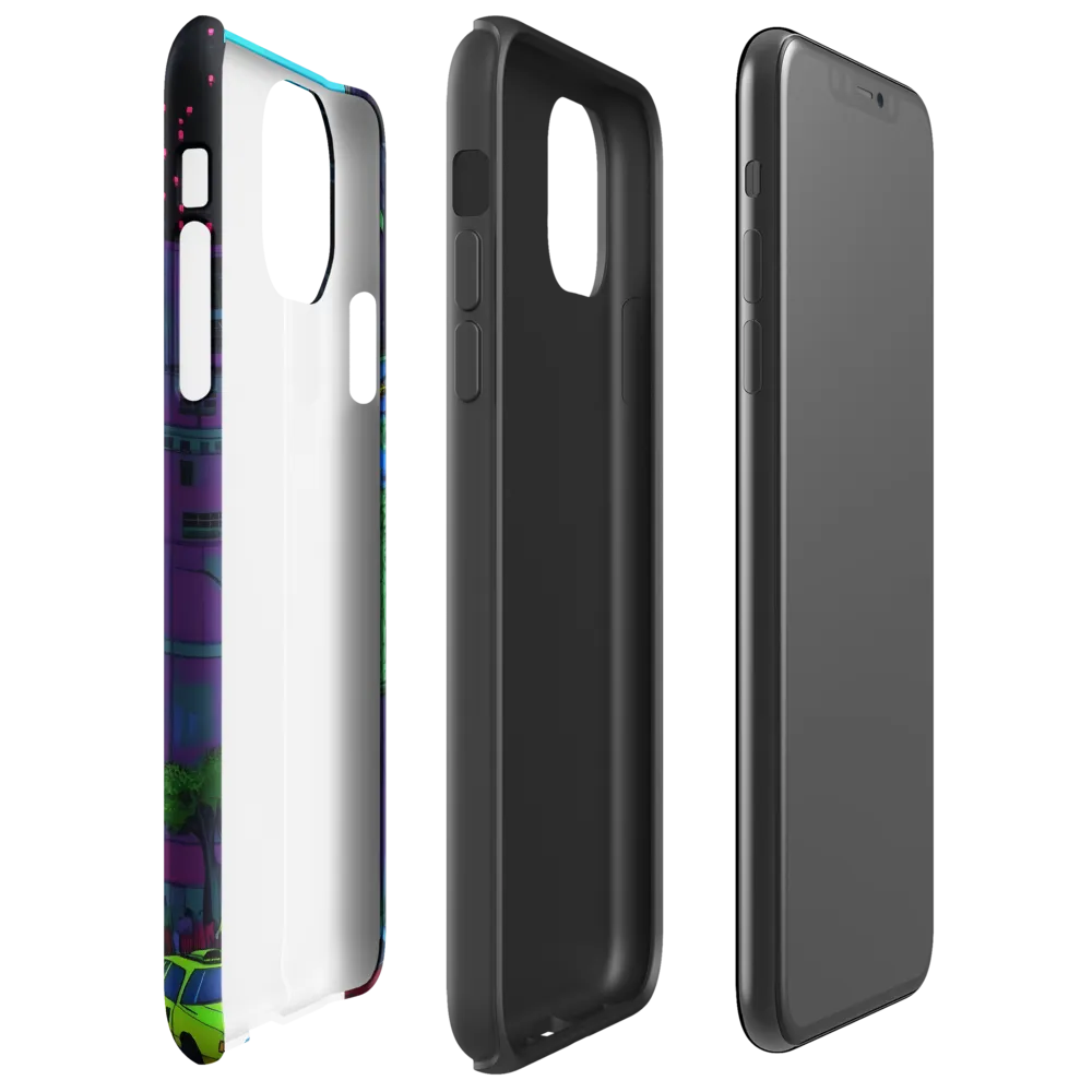 Neon Dreams of the City | Phone Case |  11 Pro Max | Tough Case | Glossy