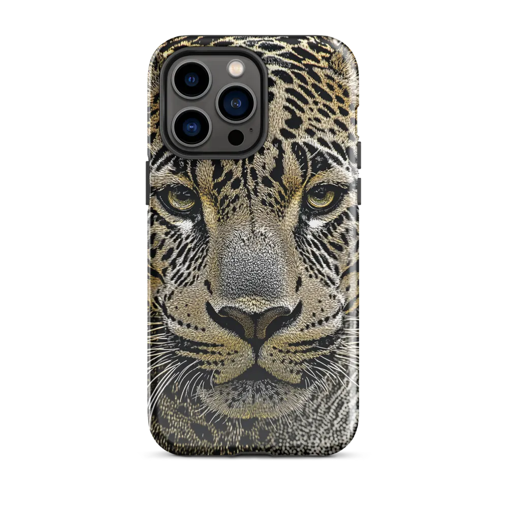 The Majestic Gaze: Portrait of a Leopard
