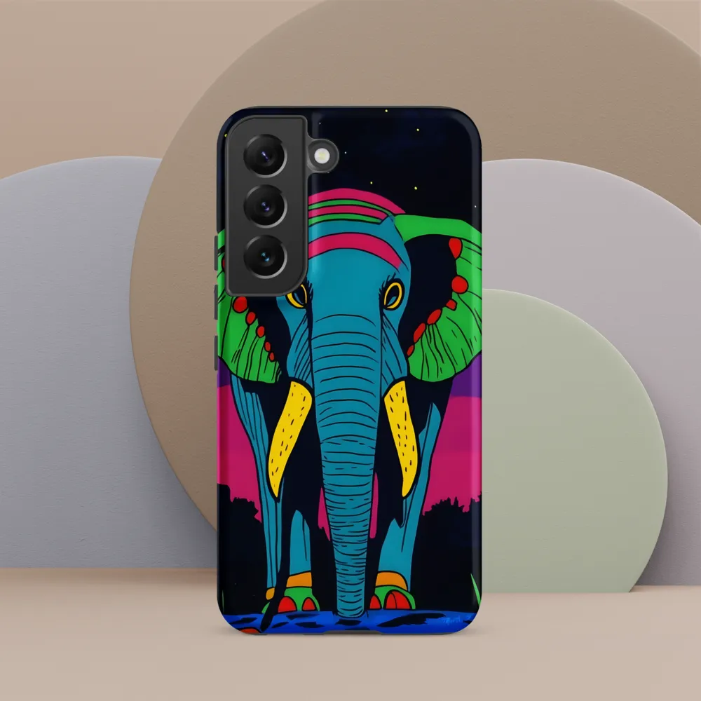 Whimsical Majesty: The Vibrant Elephant
