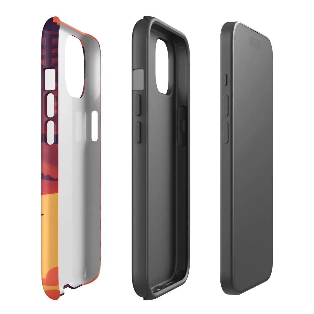 Urban Dusk: A Symphony of Cityscapes | Phone Case |  15 | Tough Case | Matte