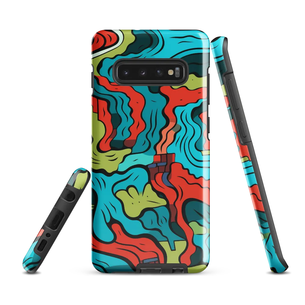 Flow of Color | Phone Case |  S10 Plus | Tough Case | Glossy