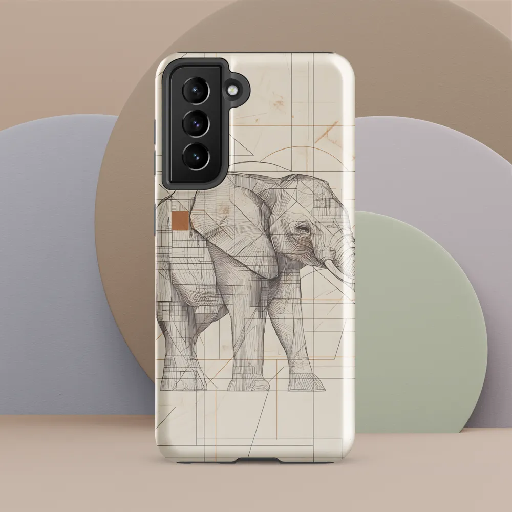 Geometric Elegance: The Steel Elephant