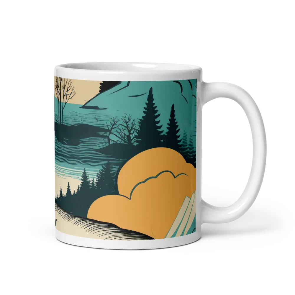 Tranquil Horizons | Mug with White inside | 11 oz