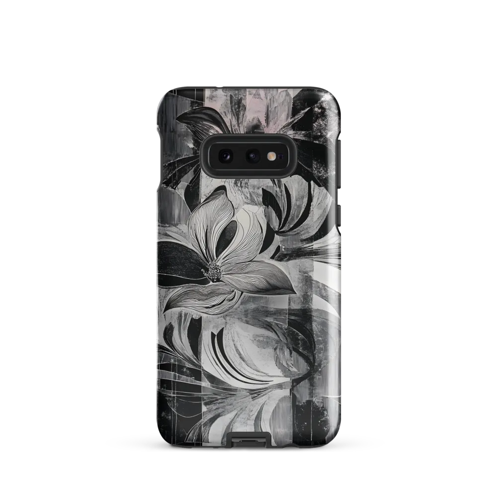 Floral Fusion in Monochrome