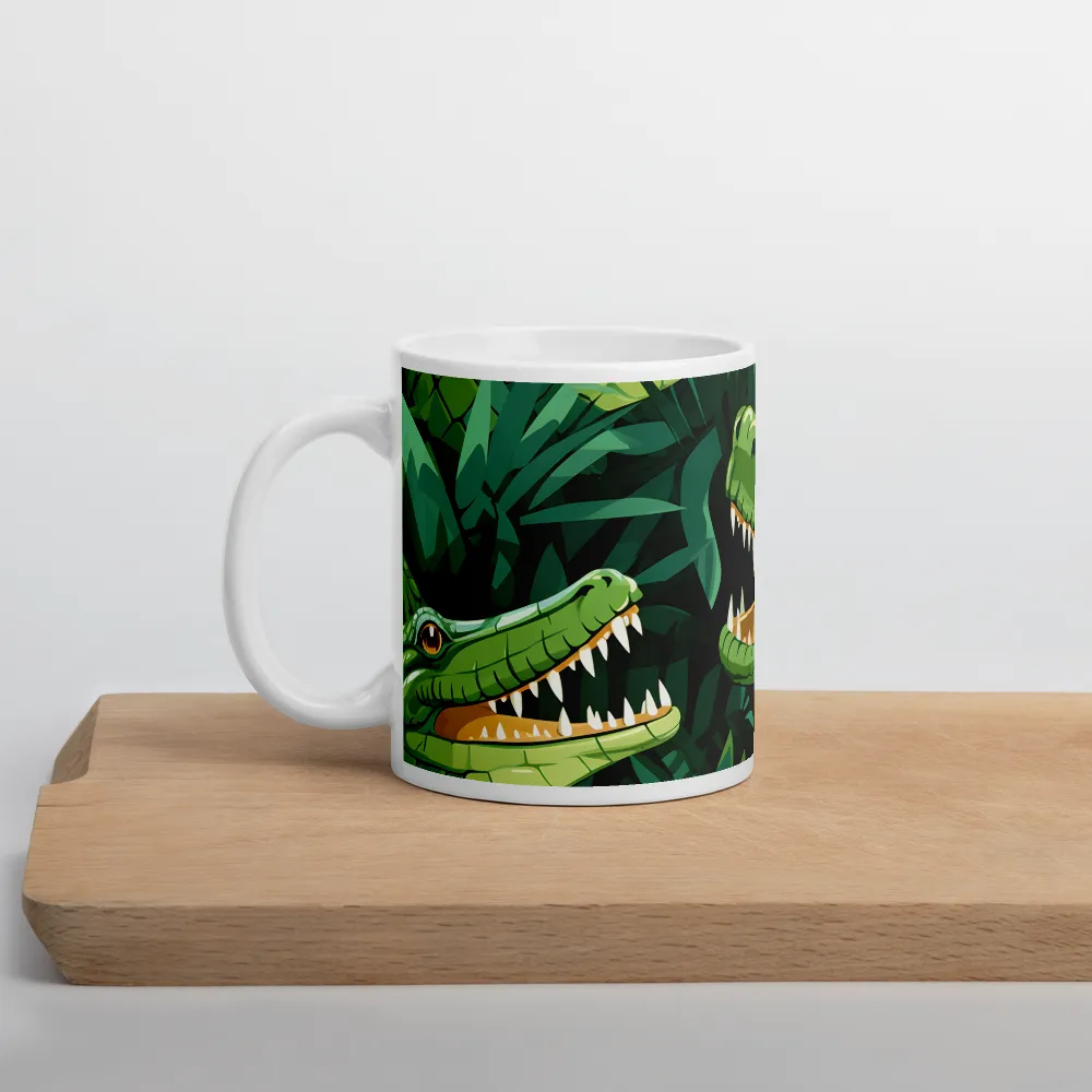 Fierce Crocodilian Medley | Mugs | Multiple Sizes & Colors