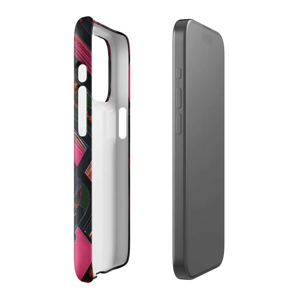 Urban Floral Symphony | Phone Case |  15 Pro | Snap Case | Glossy