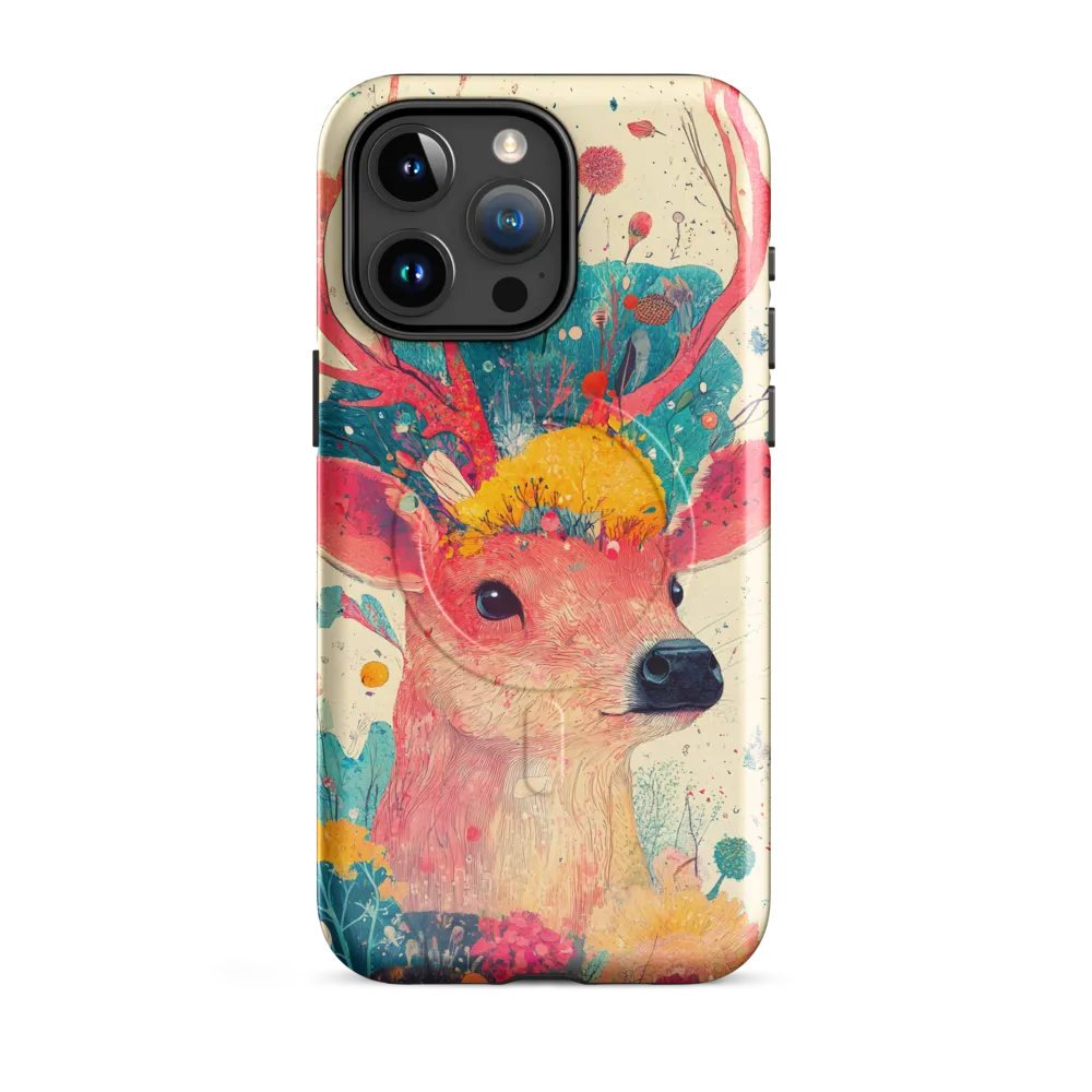 Whimsical Harmony: A Deer in Bloom