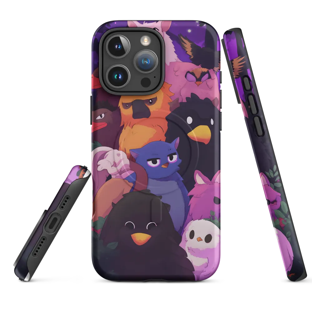 Whimsical Avian Gathering