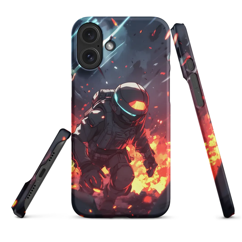 Astronaut Amidst Chaos