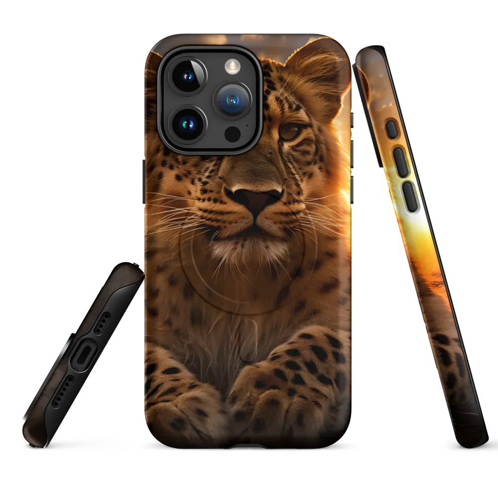 Regal Presence: The Leopard at Sunset