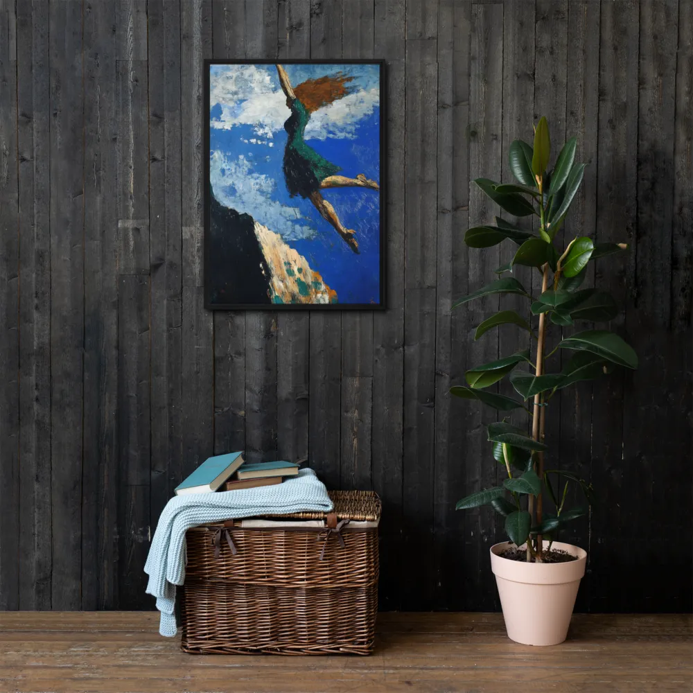 Boundless Ascent | Canvas with Black Frame | 20″×28″