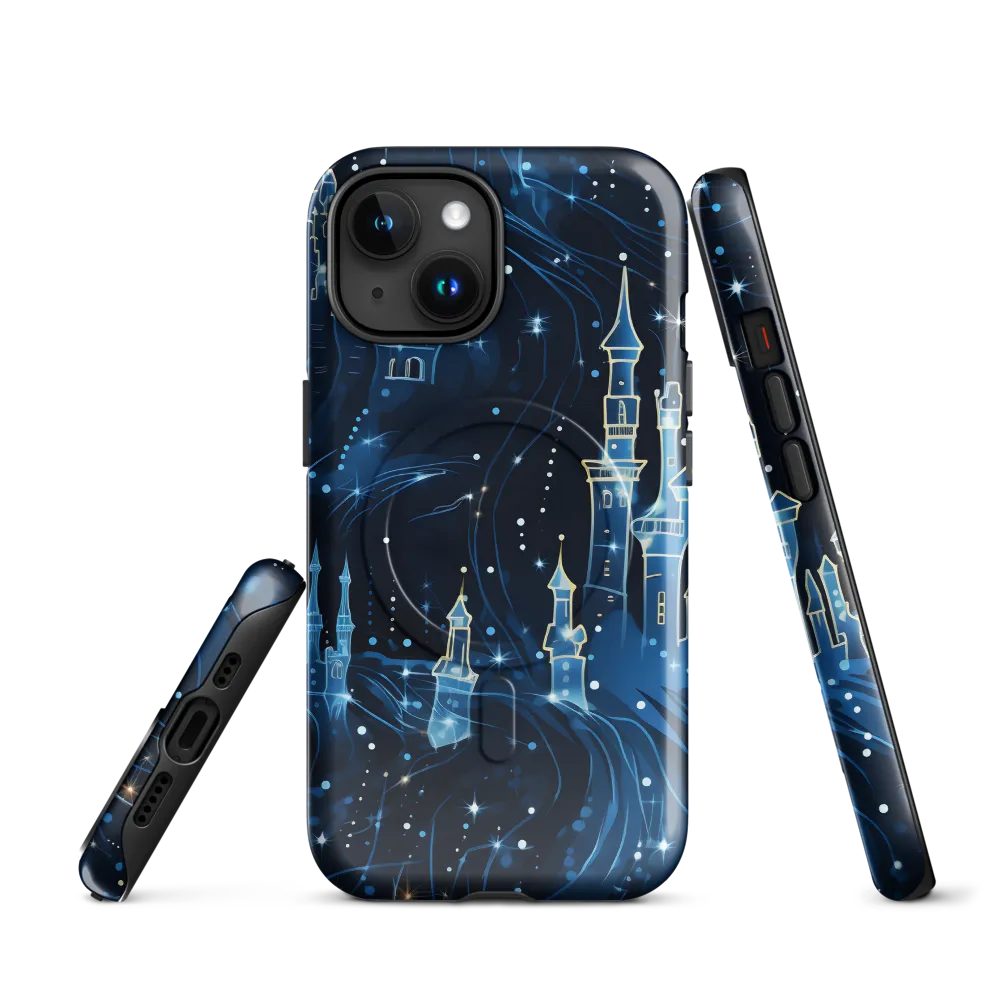 Dreamy Castles in a Starry Sky | Phone Case |  15 | MagSafe® Tough Case | Glossy