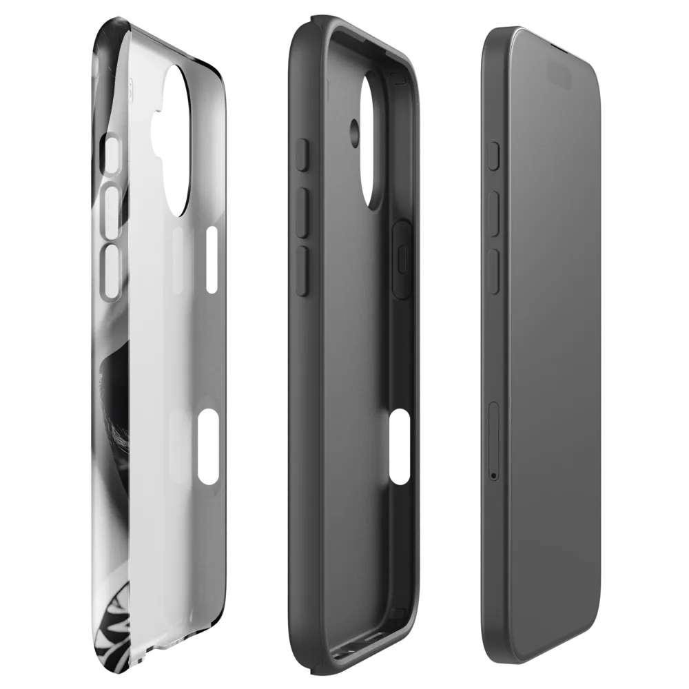 Contemplation in Monochrome | Phone Case |  16 Plus | Tough Case | Glossy