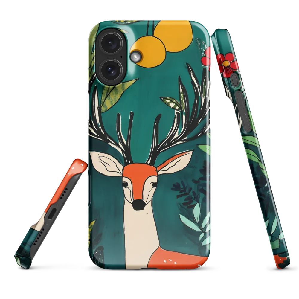 Nature's Embrace: The Majestic Deer | Phone Case |  16 Plus | Snap Case | Glossy
