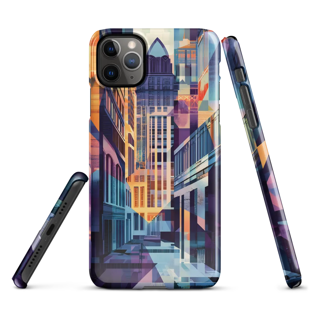 Urban Symphony: A Digital Cityscape | Phone Case |  11 Pro Max | Snap Case | Glossy