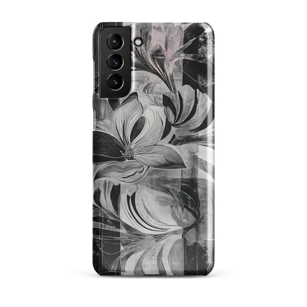 Floral Fusion in Monochrome