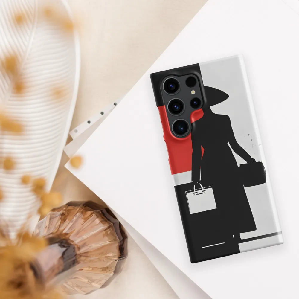 Silhouette of Elegance | Phone Case |  S23 Ultra | Snap Case | Matte