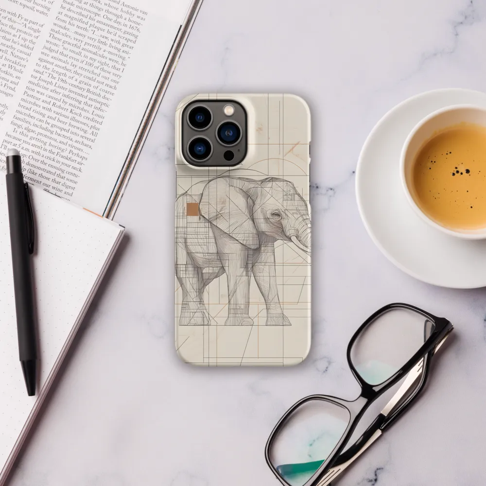 Geometric Elegance: The Steel Elephant